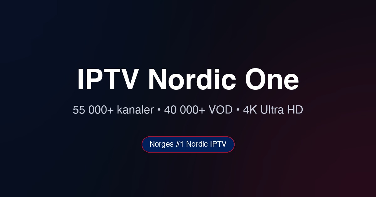 IPTV Sverige 4K på flera enheter